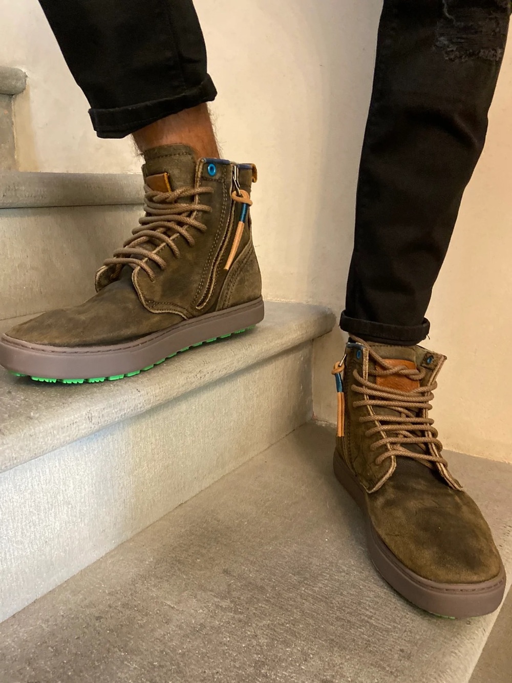 SATORISAN - BOOTS - HIDA SPITFIRE STONE Men’s Size 45